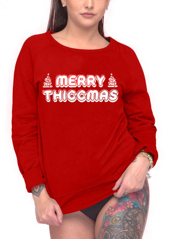 Unisex Merry Thiccmas Crewneck Sweatshirt