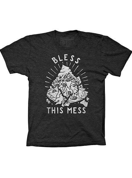 Men&#39;s &quot;Bless This Mess&quot; Tee by Pyknic (Black) - www.inkedshop.com