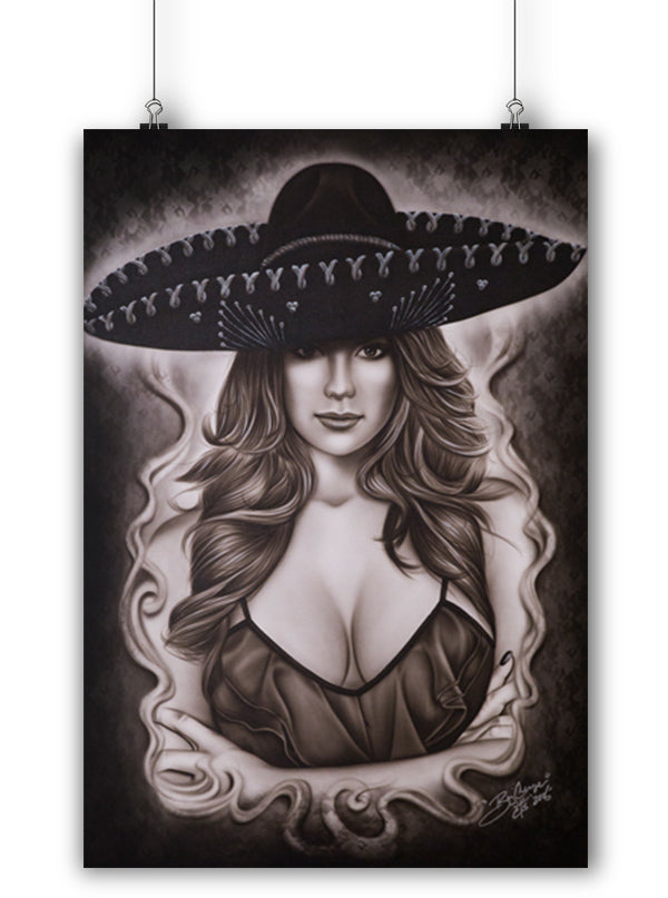 Mexican Beauty Print by Big Ceeze