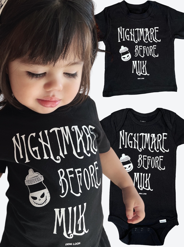 Nightmare Before Milk Baby Onesie & Toddler Tee