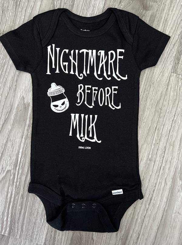 Nightmare Before Milk Baby Onesie &amp; Toddler Tee