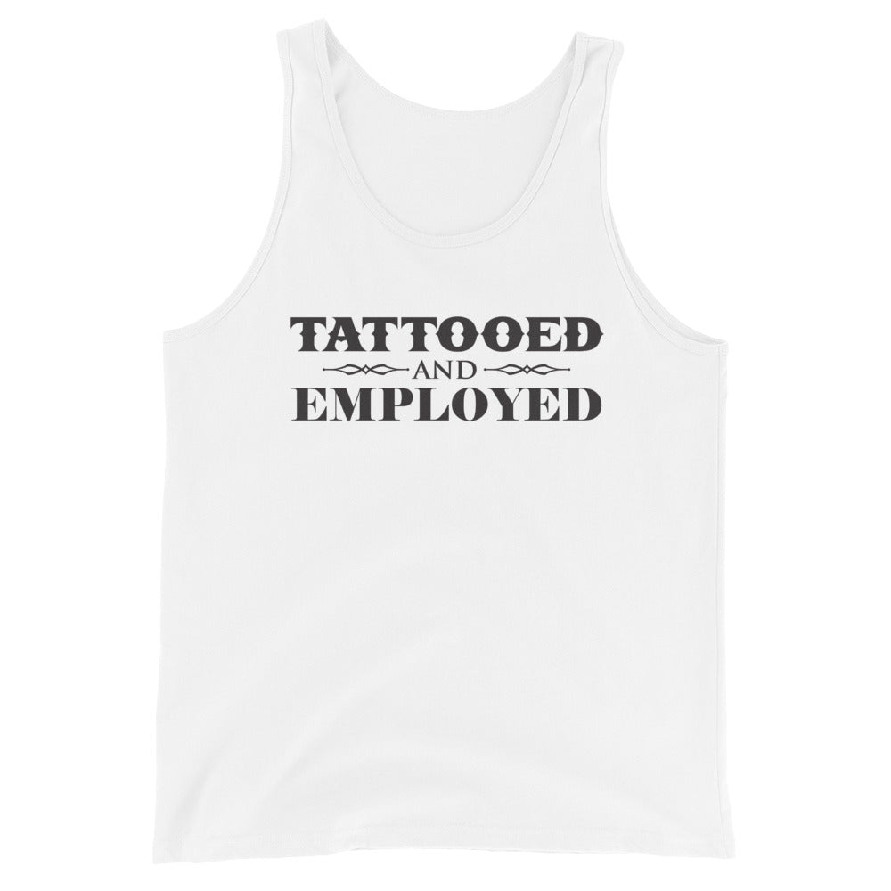 Men&#39;s Tattooed And Employed Tank