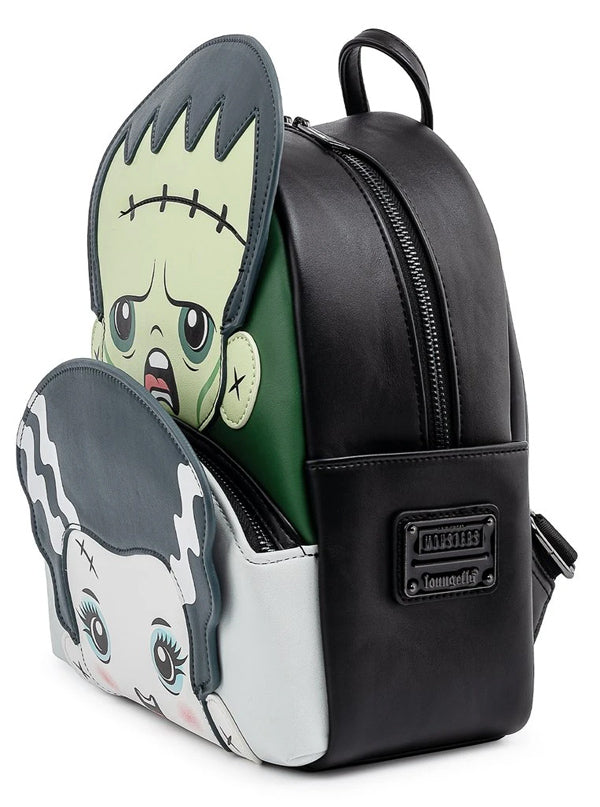 Universal Monsters Frankenstein and Bride Mini Backpack