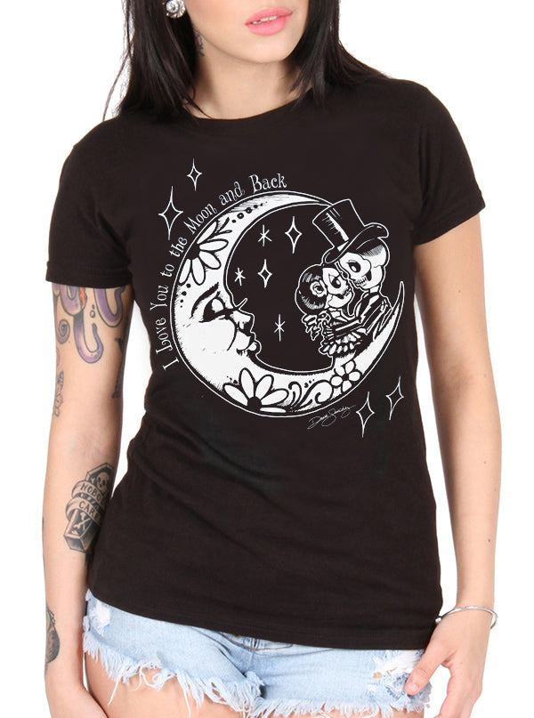 Women&#39;s I Love You to the Moon and Back Tee