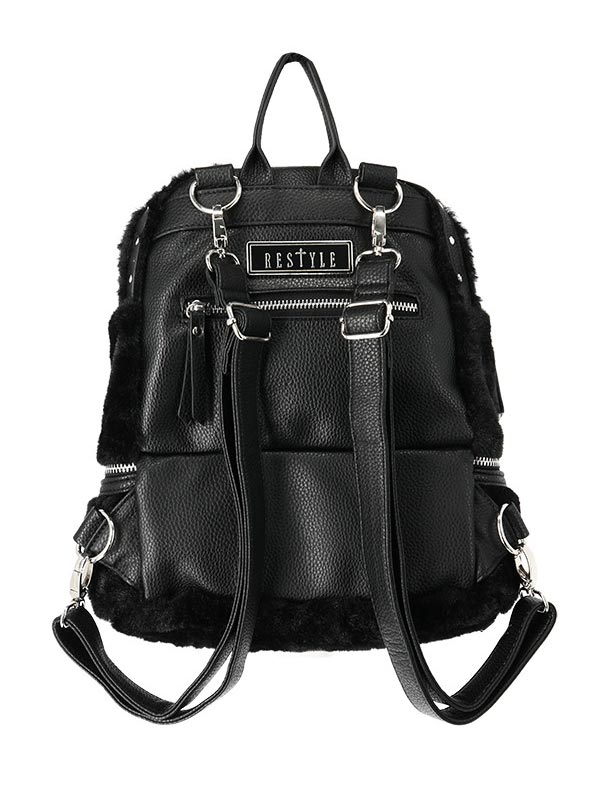 Moon Child Gothic Fur Backpack