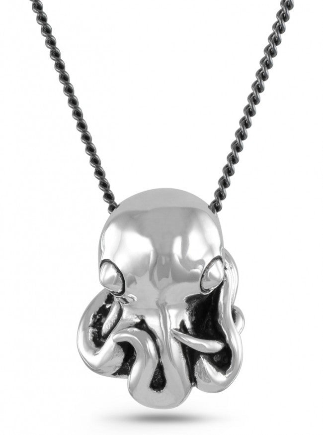 &quot;Octopus&quot; Necklace by Lost Apostle (Antique Silver) - InkedShop - 3
