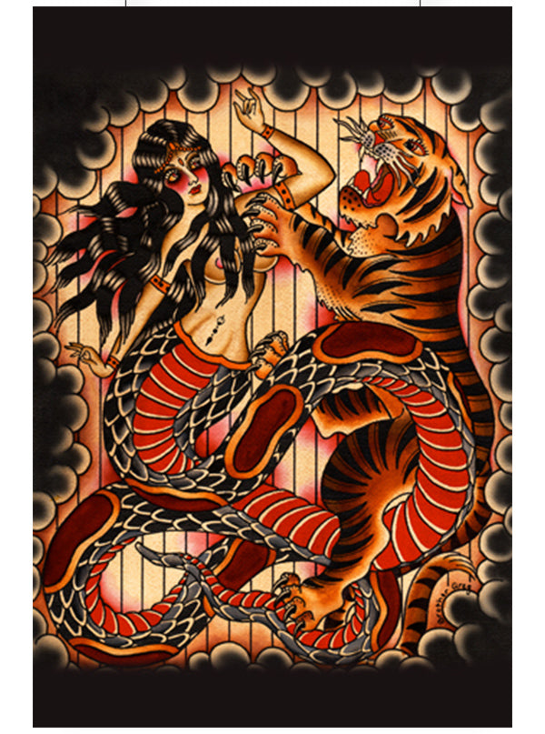 Naga Tiger Print by Brother Bredeweg