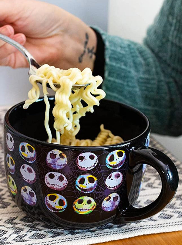 Nightmare Before Christmas Jack Ceramic Soup Mug With Lid