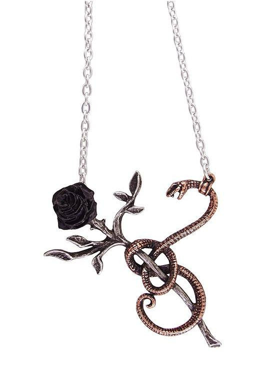 &quot;A Rose for Eve&quot; Necklace by Alchemy of England - InkedShop - 1