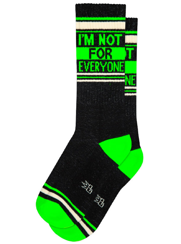 I&#39;m Not For Everyone Ribbed Gym Socks