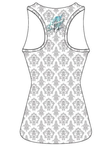 Women&#39;s &quot;Ocean Skull&quot; Sublimation Tank by Lethal Angel (White) - www.inkedshop.com