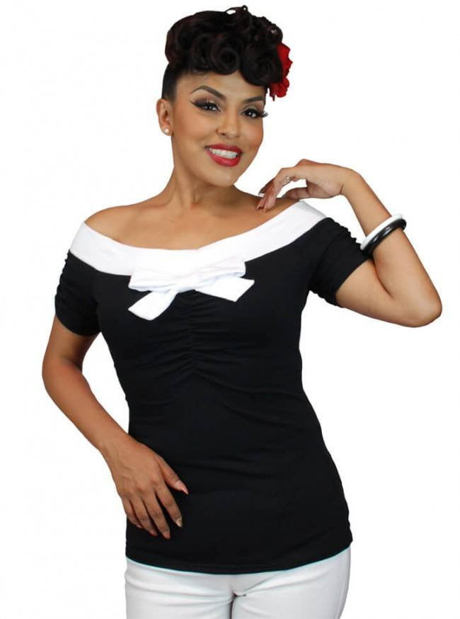 Women&#39;s &quot;Off The Shoulder&quot; Top by Pinky Pinups (More Options) - www.inkedshop.com