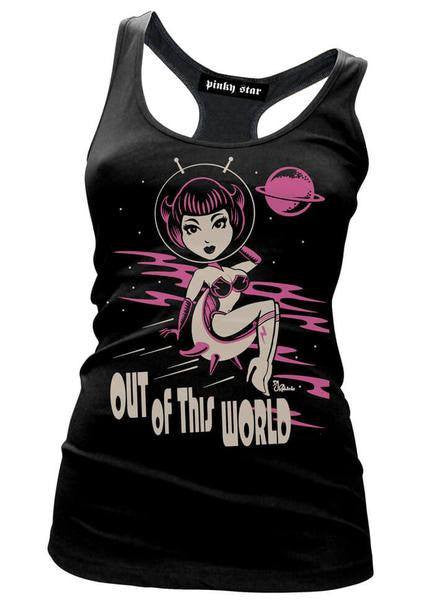 Women&#39;s &quot;Out Of This World&quot; Collection by Pinky Star (Black) - www.inkedshop.com
