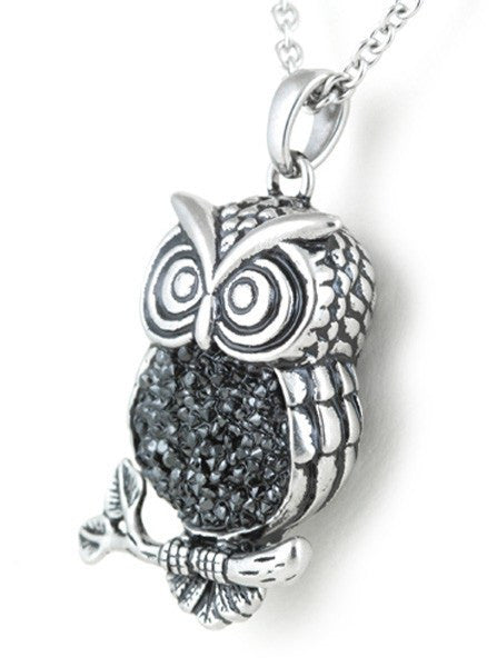 &quot;Mid-Nighter Owl&quot; Necklace by Controse (Silver) - www.inkedshop.com