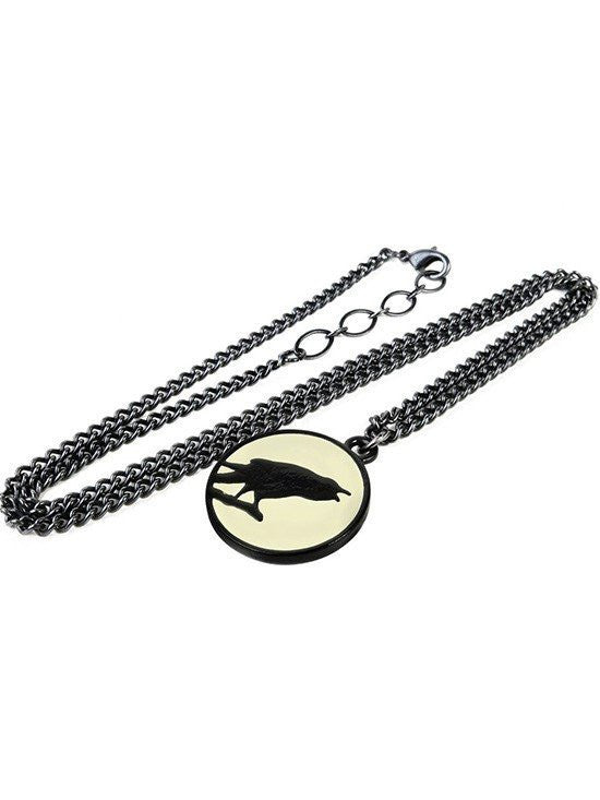 &quot;Caw at the Moon&quot; Necklace by Alchemy of England - www.inkedshop.com