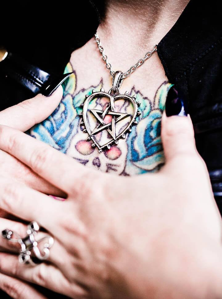 &quot;Cunning Heart&quot; Necklace by Alchemy of England (Silver) - www.inkedshop.com