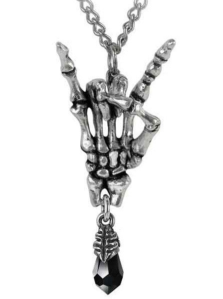 &quot;Maloik: Sign Of The Horns Femmina&quot; Necklace by Alchemy of England (Pewter) - www.inkedshop.com
