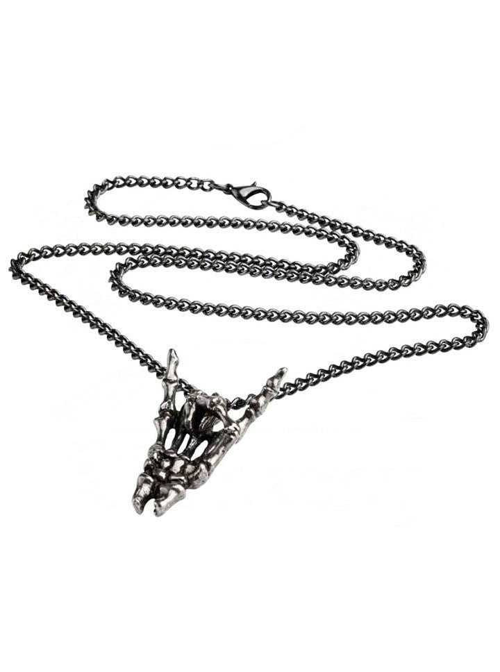 &quot;Maloik: Sign Of The Horns Maschio&quot; Necklace by Alchemy of England (Pewter) - www.inkedshop.com