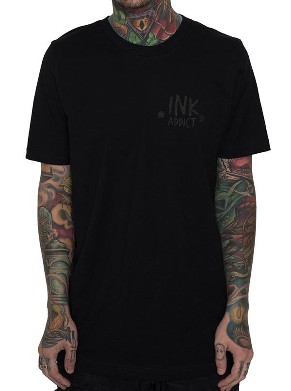 Unisex Panther Rose Tee (Black Collection)