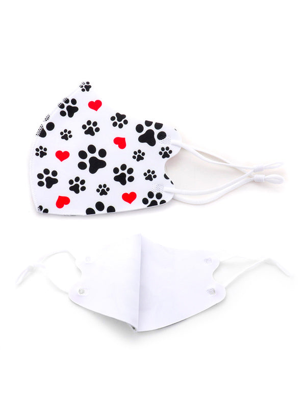 Paw Heart Face Mask