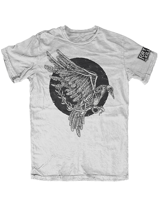 Men&#39;s &quot;Peace in the Flesh&quot; Tee by Fortune Killer (Light Grey) - www.inkedshop.com