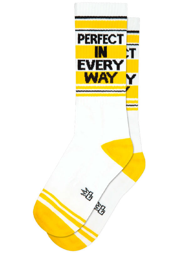 Perfect In Every Way Ribbed Gym Socks