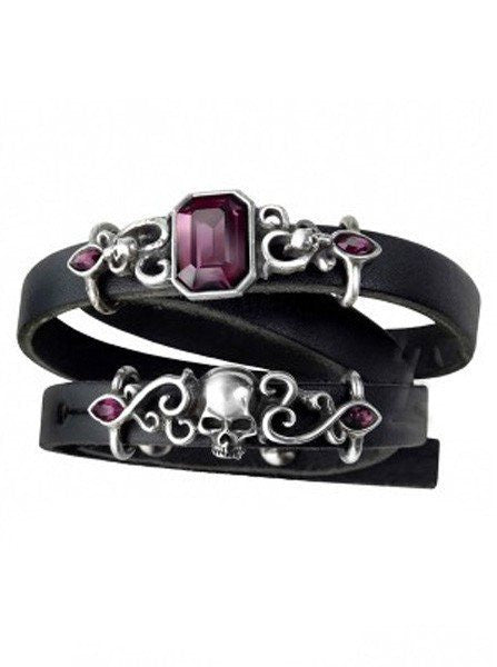 &quot;Pirate Princess&quot; Leather Strap Bracelet by Alchemy of England - InkedShop - 1