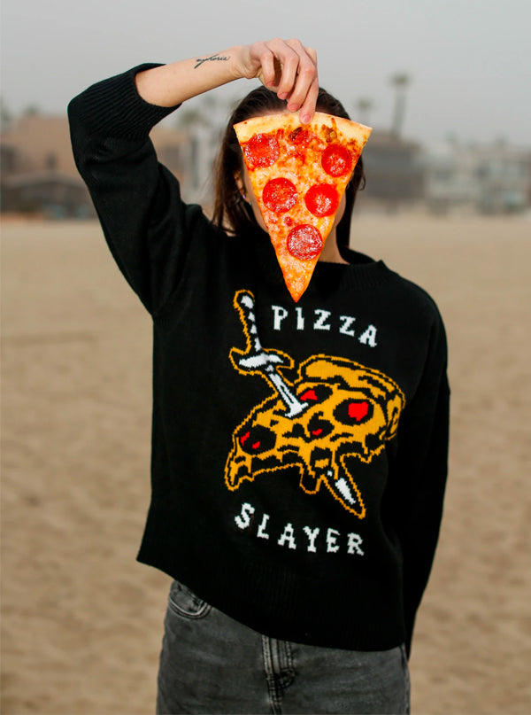 Women&#39;s Pizza Slayer Sweater