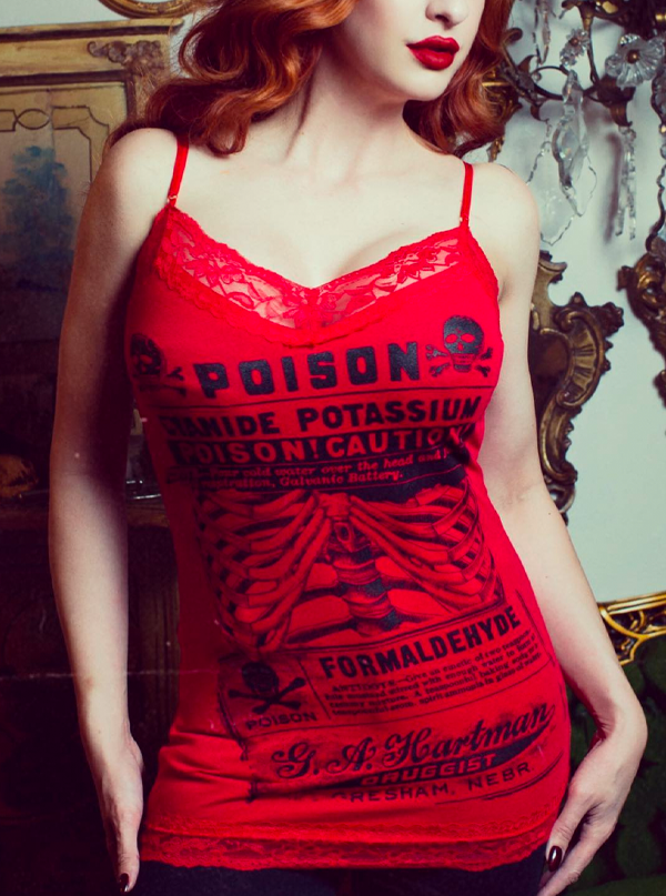 Women&#39;s Poison Label Antidote Cami