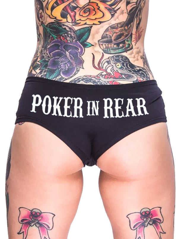 Women&#39;s Liquor In Front Poker In Rear Booty Shorts