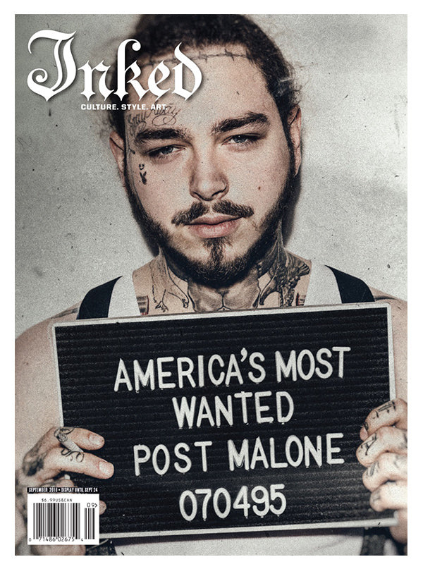 Inked Magazine Lifestyle Edition Featuring Post Malone - August 2018