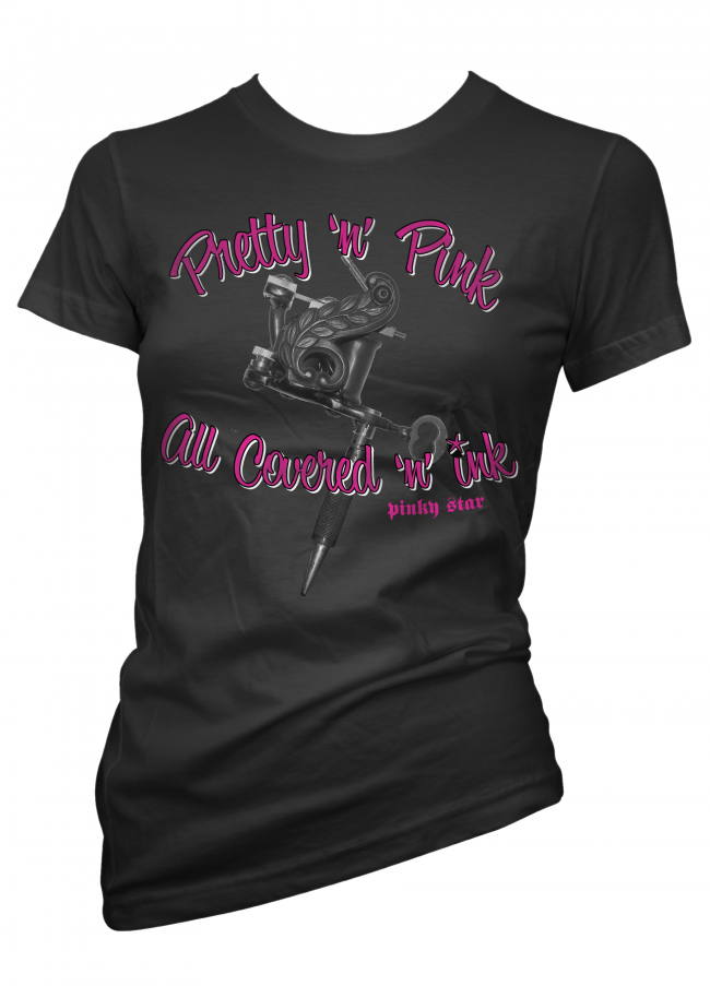 Women&#39;s Pretty in Pink Tee By Pinky Star