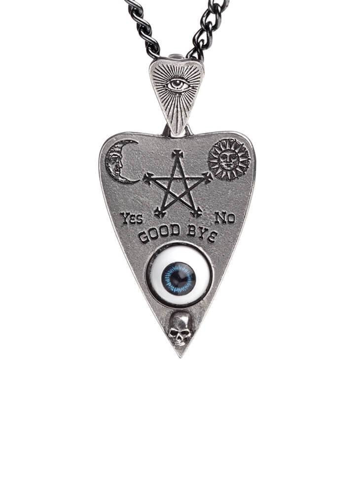 &quot;Planchette&quot; Pendant and Necklace by Alchemy of England (Pewter) - www.inkedshop.com