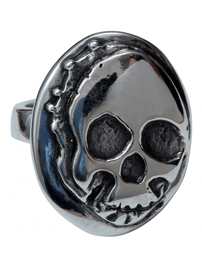 &quot;Creeper Skull&quot; Ring by Femme Metale - www.inkedshop.com