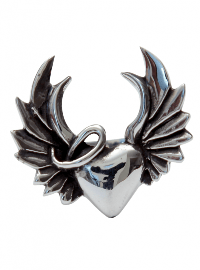 &quot;Naughty Heart&quot; Ring by Femme Metale - www.inkedshop.com