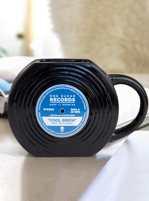 Vinyl Record Shaped Mug