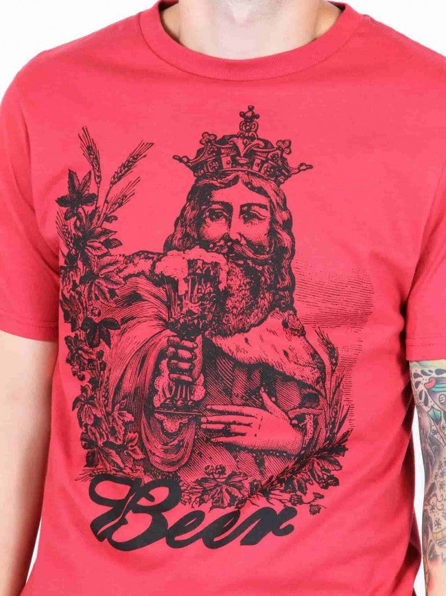 Men&#39;s &quot;Beer&quot; Tee by Annex Clothing (Red) - www.inkedshop.com