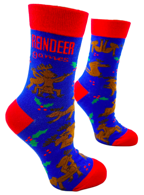 Women&#39;s Reindeer Games Crew Socks