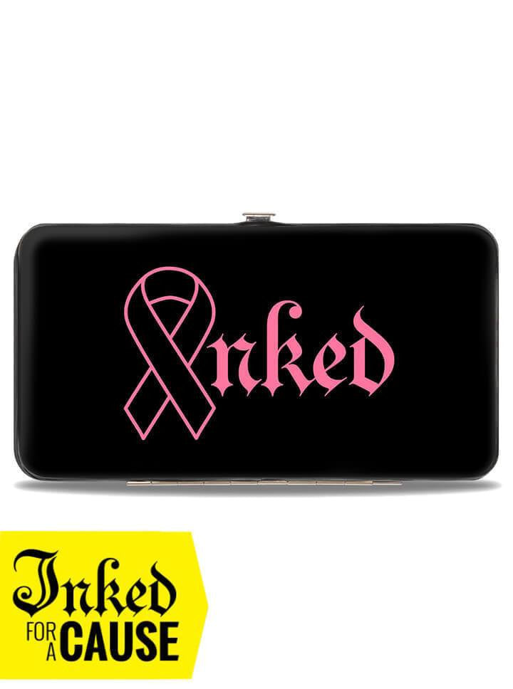 &quot;Ribbon&quot; Kisslock Wallet by Inked (Black) - www.inkedshop.com