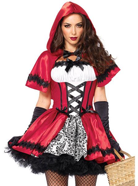 Women&#39;s Gothic Red Riding Hood Costume