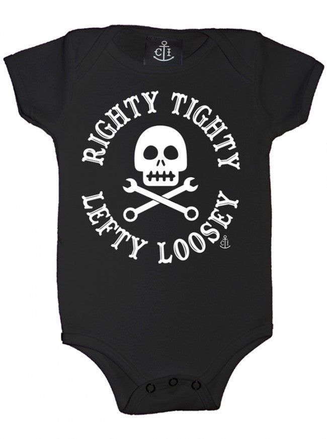 Infant&#39;s &quot;Righty Tighty Lefty Loosey&quot; Onesie by Cartel Ink (More Options) - www.inkedshop.com