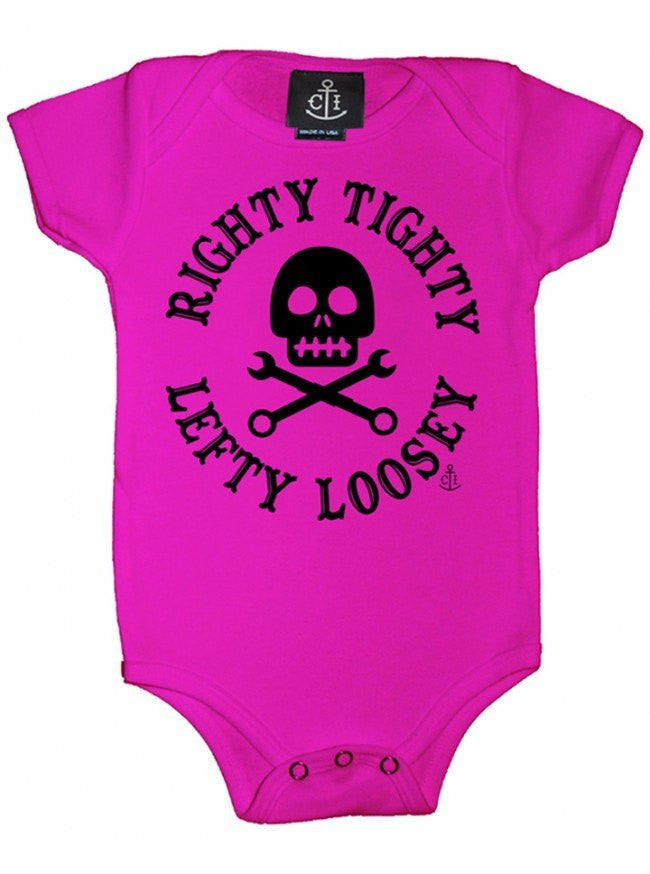 Infant&#39;s &quot;Righty Tighty Lefty Loosey&quot; Onesie by Cartel Ink (More Options) - www.inkedshop.com