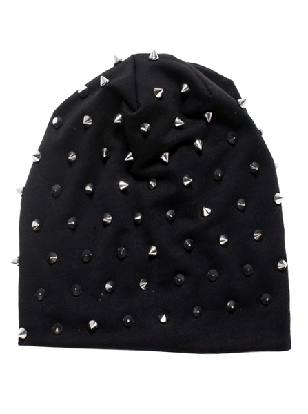&quot;Rocker Studded&quot; Knit Beanie by Inked (More Options) - www.inkedshop.com