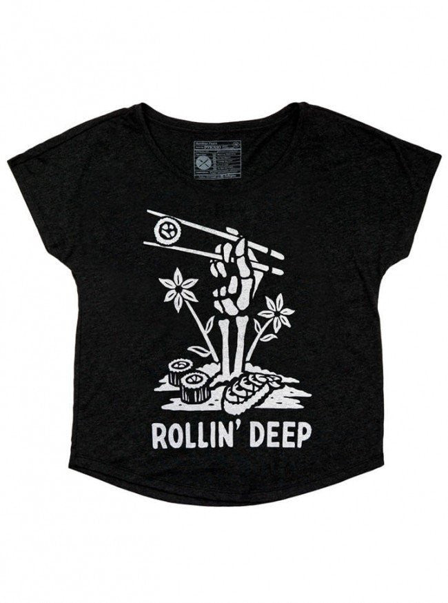 Women&#39;s &quot;Rollin Deep&quot; Dolman Tee by Pyknic (Black) - www.inkedshop.com