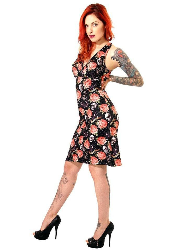 Women&#39;s &quot;Rose Tattoo&quot; Marilyn Dress by Liquorbrand (More Options) - www.inkedshop.com