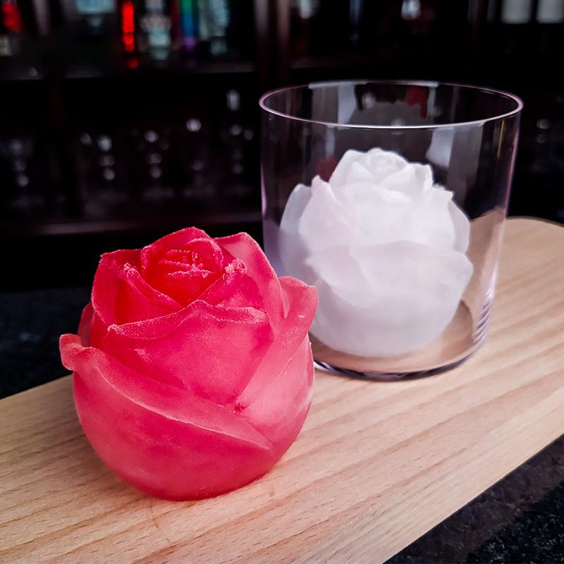 Rose Silicone Ice Cube Mold Tray