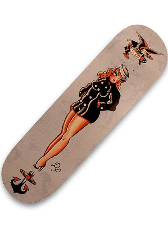 &quot;Sailor Girl&quot; Skateboard Deck by Tip Top Industries - www.inkedshop.com