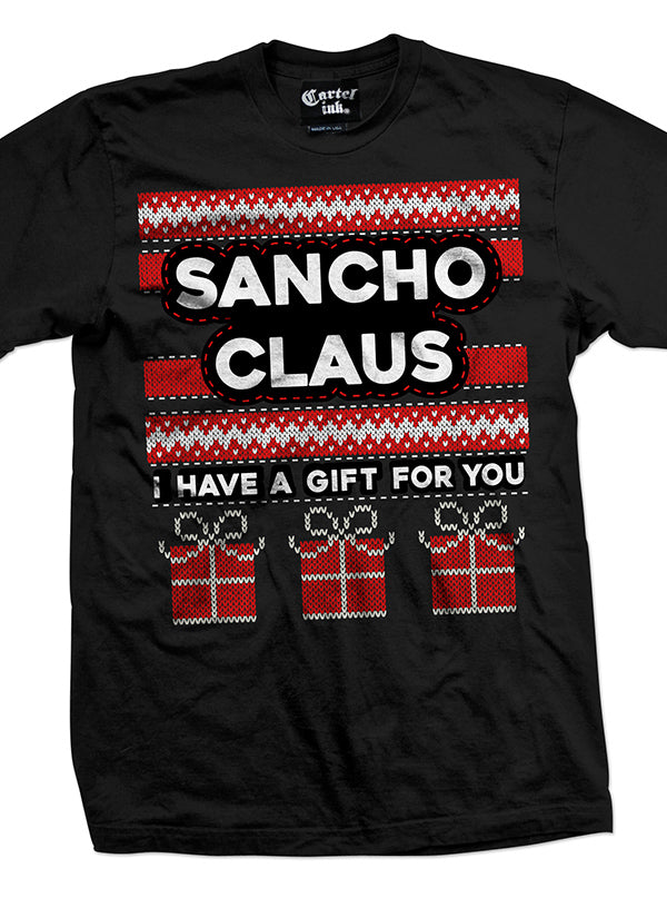 Men&#39;s Sancho Claus Ugly Christmas Tee