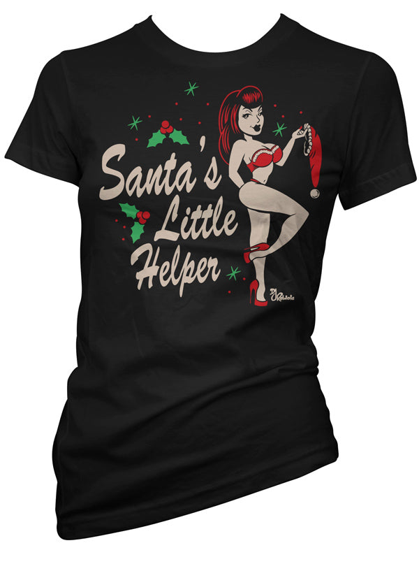 Women&#39;s Santa&#39;s Little Helper Tee