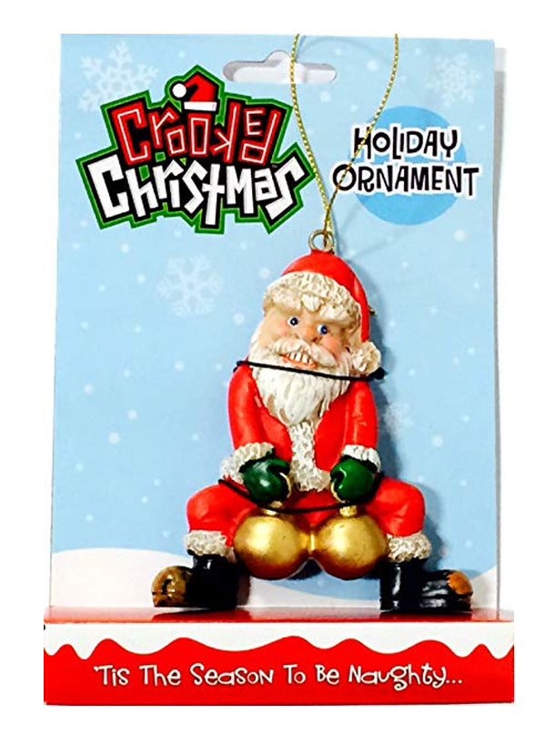 Bad Santa Holiday Ornament